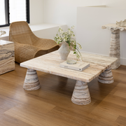 Nook Coffee Table - Light Tiramisu Travertine