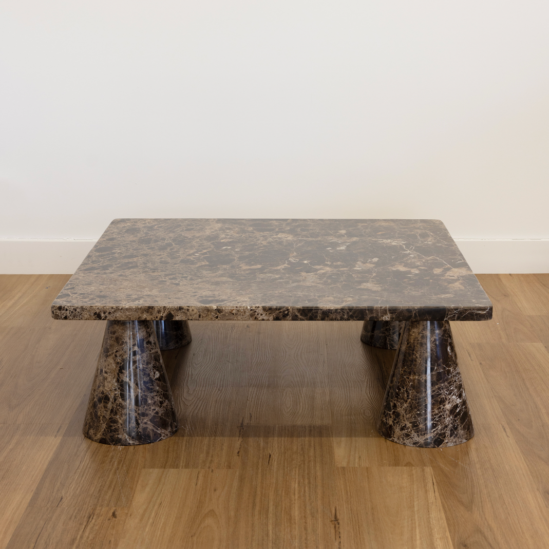 Nook Coffee Table - Emperador Dark Brown
