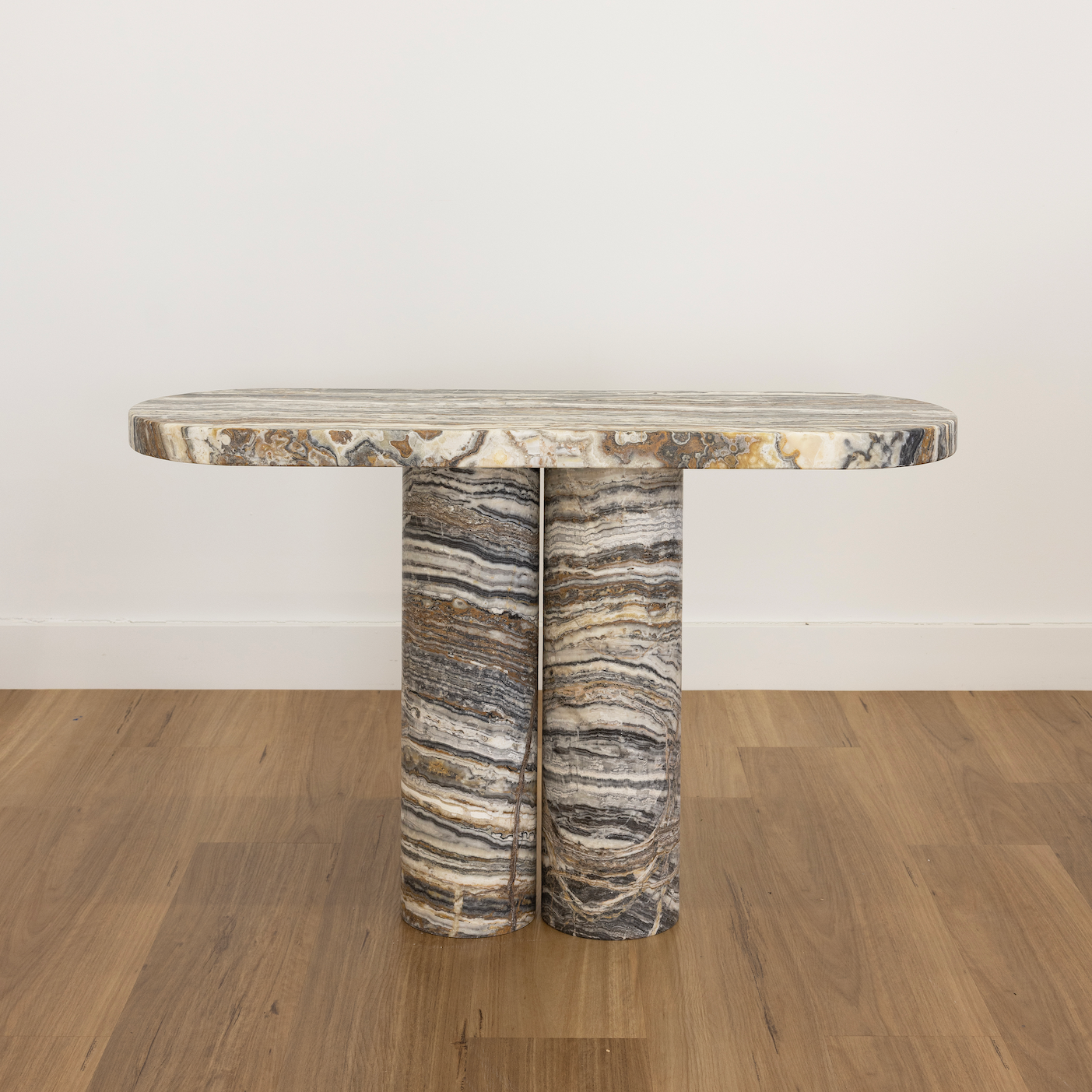 Cove Console Table - Dark Tiramisu Travertine