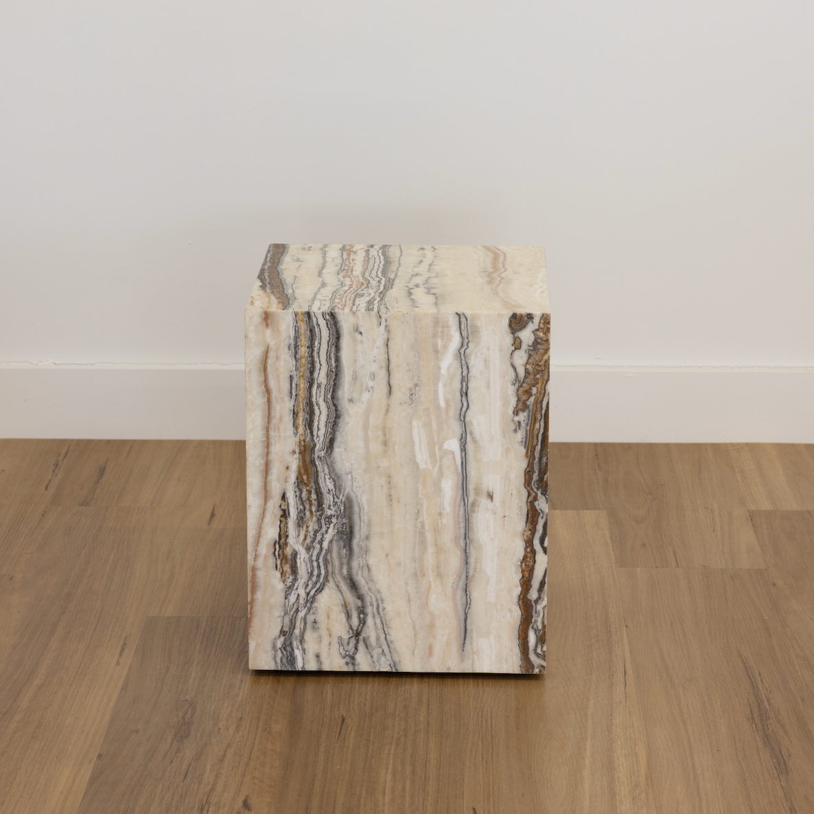Dune Side Table - Light Tiramisu Travertine
