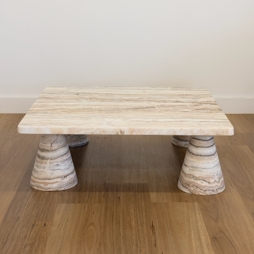 Nook Coffee Table - Light Tiramisu Travertine