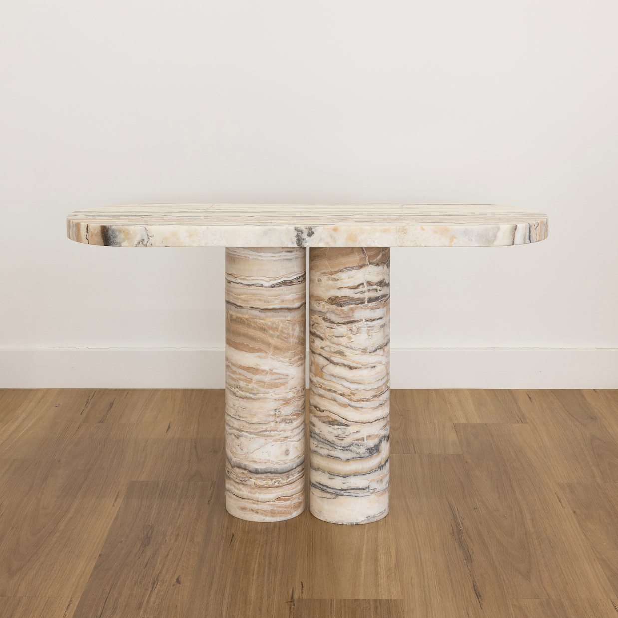 Cove Console Table - Light Tiramisu Travertine